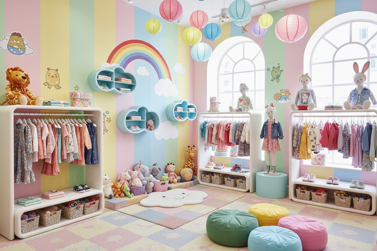 Create a fashion store for kids 